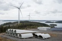 Naturmiljö i närheten av vindkraft
